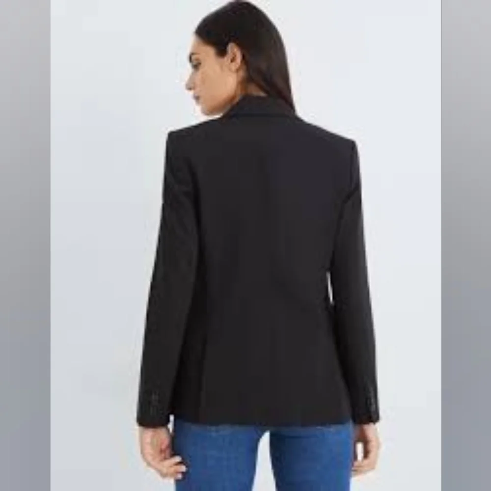 Veronica Beard 2 the "Classic Dickey Jacket" wool navy blue core - Picture 3 of 13